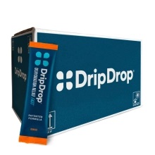 DripDrop Electrolyte Powder Sticks - Pack of 100 - Orange Flavor