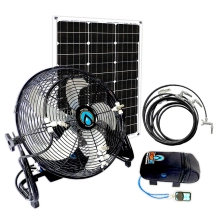 ExtremeMist 3-in-1 Solar Powered Portable Outdoor Misting Fan