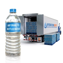 Bulk Bottled Water, Full Truckload -19 Pallets, 16.9 oz Bottles