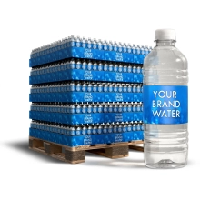 Custom Branded 16.9 oz Water Bottle Pallet - Add your Logo