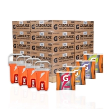Gatorade Powder 2.5 Gallon Variety Flavor Bundle - 20 Cases & 4 Free Coolers
