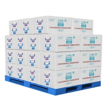 Emergency 33.8oz Box Drinking Water Pallet- 5 Year Shelf Life 