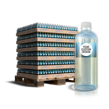 Premium Custom Branded Smooth Cylinder Water Bottles  - Add Your Logo