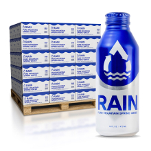 Rain Pure Mountain 16 oz Bottled Spring Water- 70 cases of 24 