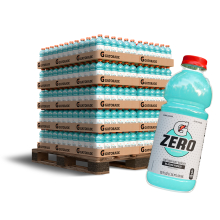 54 Case Pallet Gatorade Zero 20 oz Glacier Freeze Thirst Quencher
