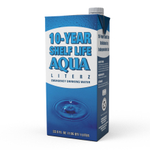 Box Drinking Water - 33.8 oz - 10 Year Shelf Life