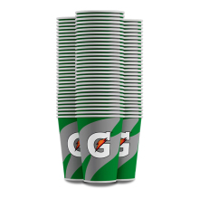 Buy 7 oz Gatorade Waxed Logo Paper Cups 2500/cs on sale online