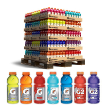 Gatorade 20 oz Wide Mouth Bottle 54 Case Pallet Bundle- Select Your Flavors