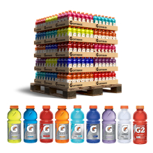 Gatorade 20 oz Ready-To-Drink Sports Drink - 54 Case Pallet - Mix and Match Flavors