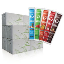 Overtime Tropical Electrolyte Freezer Pops Assorted Flavors - 10 Case Bundle