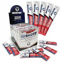 Overtime Sugar Free Fruit Punch Shotz - 400 Pack Electrolyte Drink Mix