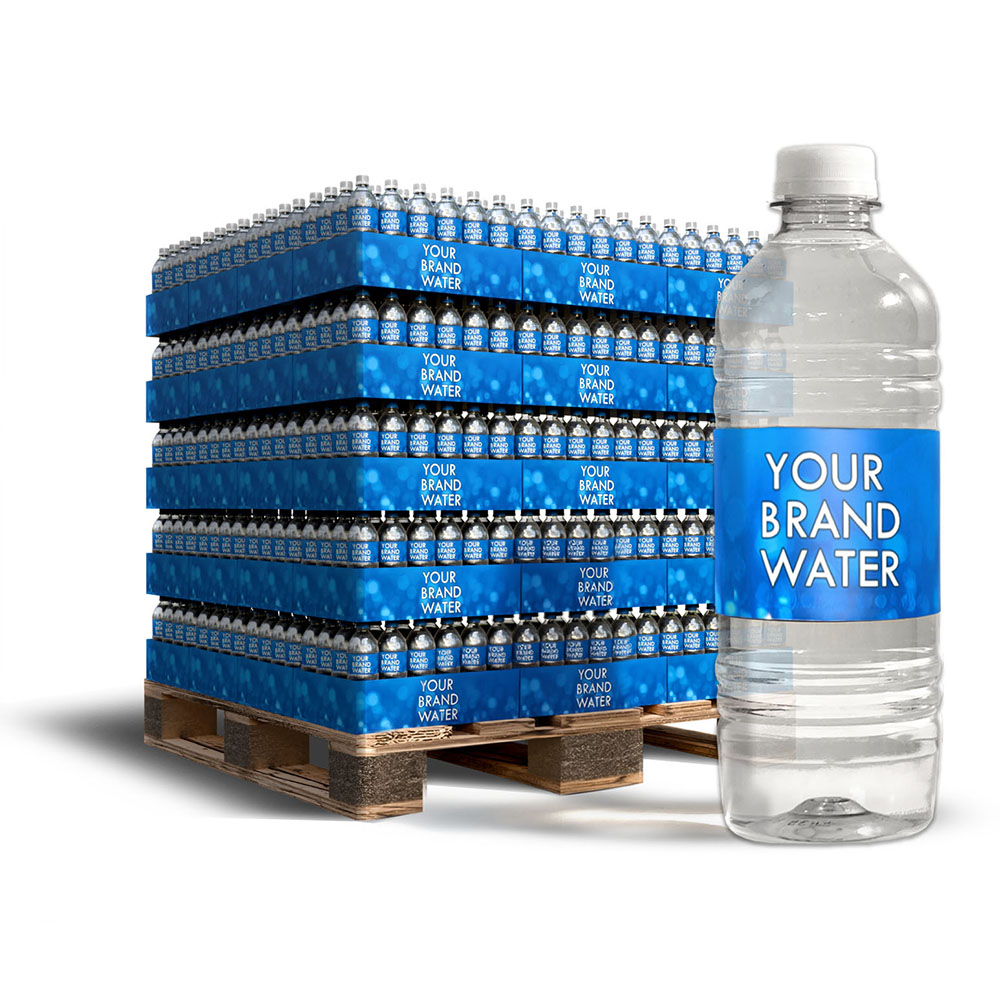 Buy Custom Branded 16.9 oz Water Bottle Pallet - Add your Logo on sale online