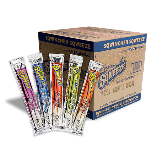 Sqwincher electrolyte freezer pops from Hydration Depot