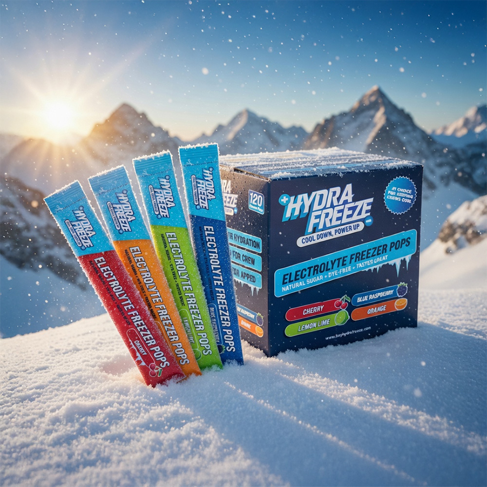 Hydrafreeze Electrolyte Freeze Pops