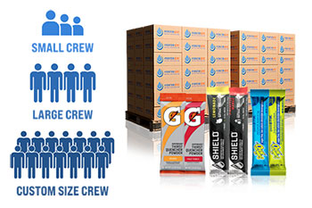 Hydrate by Crew Size